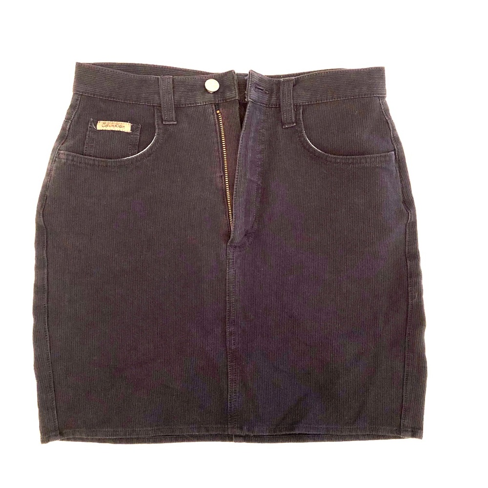 Calvin Klein Navy Mini Skirt